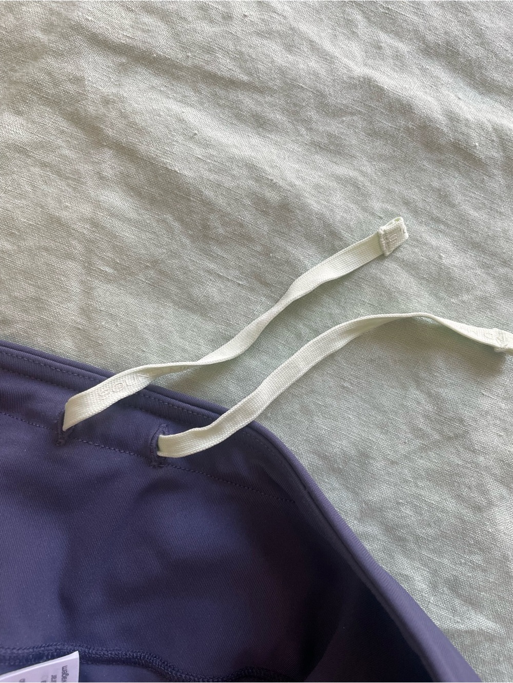 Asics Purple Women’s Athletic Leggings with Drawstring - Picture 9 of 9